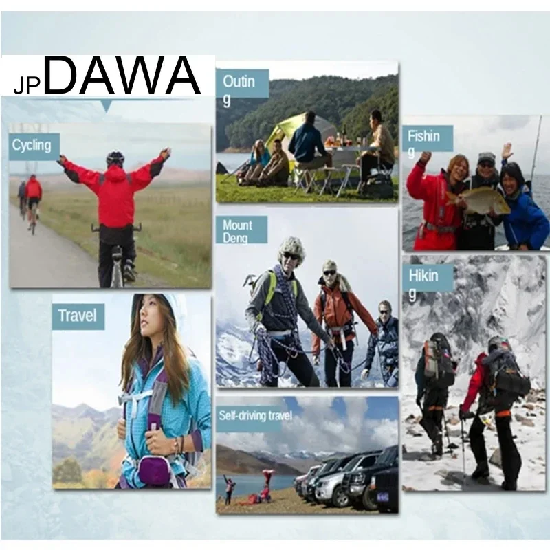 Description Picture 2 of itemJP DAWA outdoor fishing suit men's autumn and winter down jacket snow multi pocket pants windproof and warm ski suit
