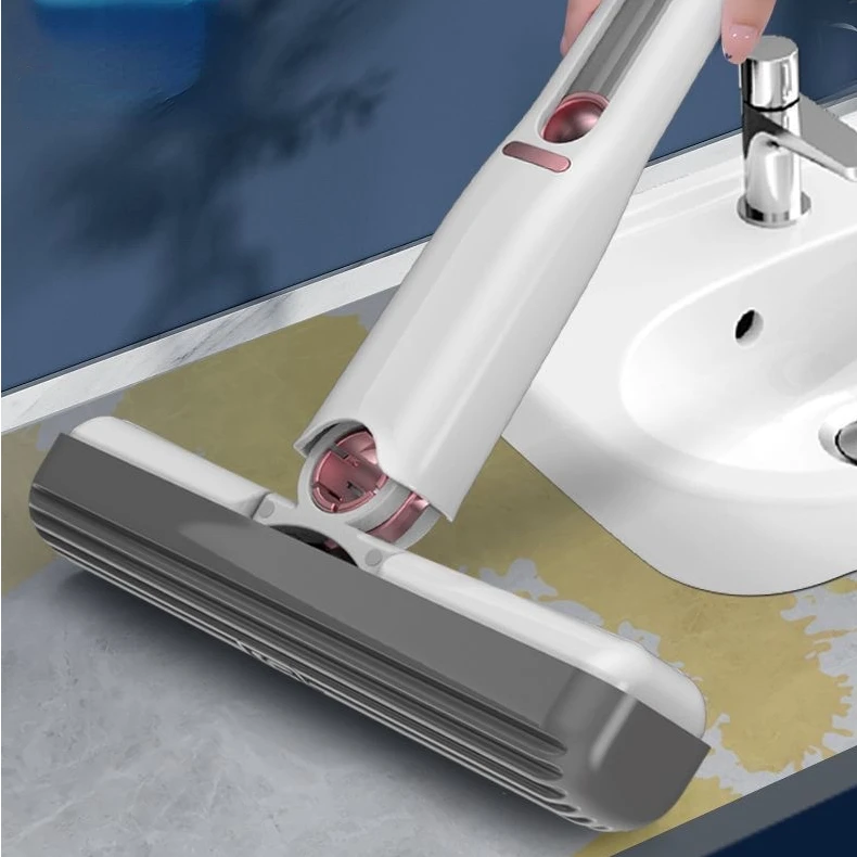 Mini Klappbarer Tischmopp - Praktischer Schwammmopp Mit Auswringfunktion