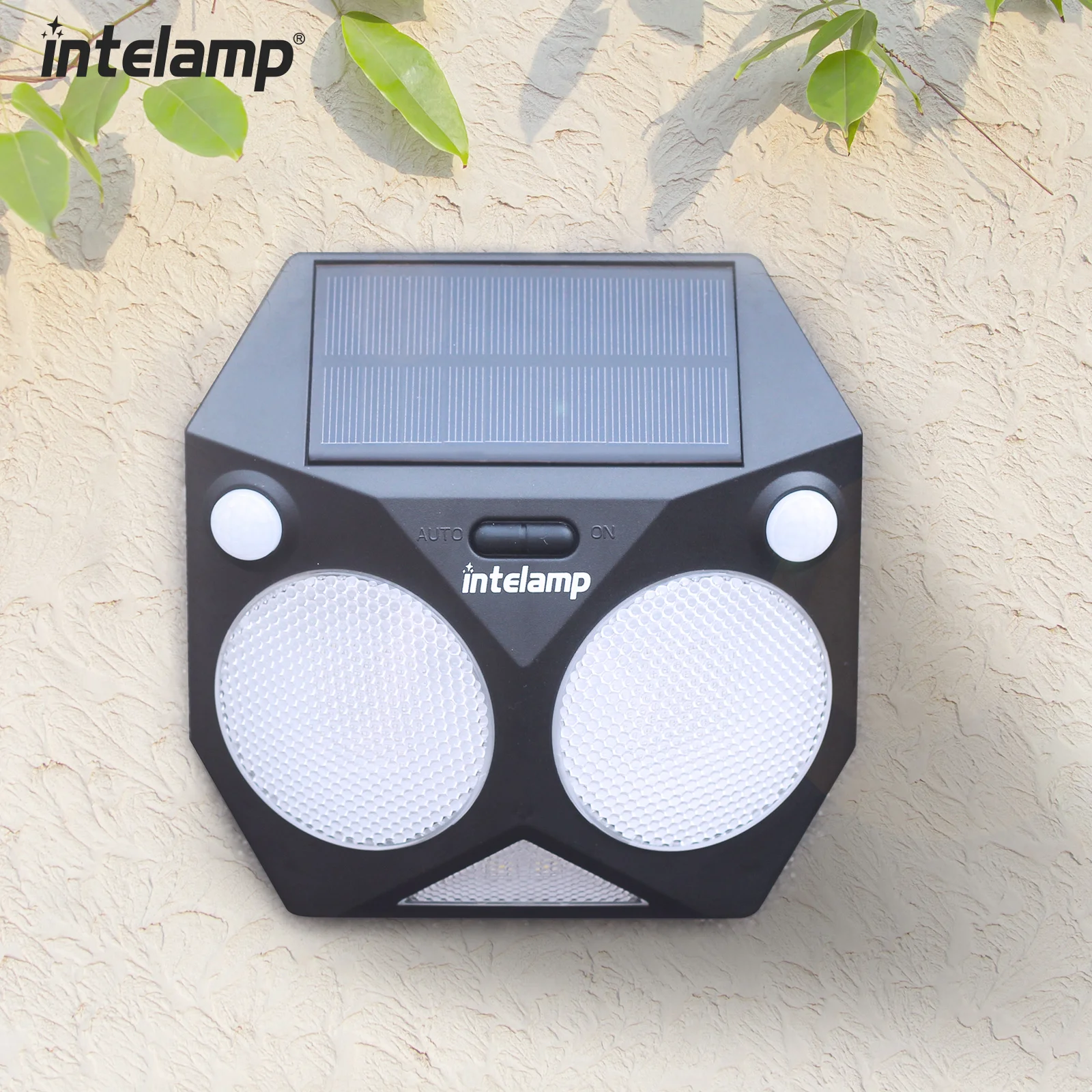 Robot Shape Solar Lights Outdoor with Motion Sensor IP65 Waterproof Super Bright Wall Lamp for Garden Yard Garage Stairs Porch garage roof for robot lawn mower 77x103x46 cm