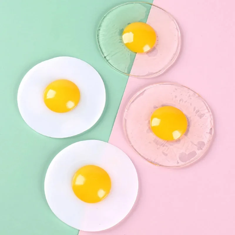 Simulation Egg Fake Fried Eggs Artificial Poached Egg Model Restaurant Display Props Kids Playhouse Kitchen Toy kitchen food toys food photography props food model