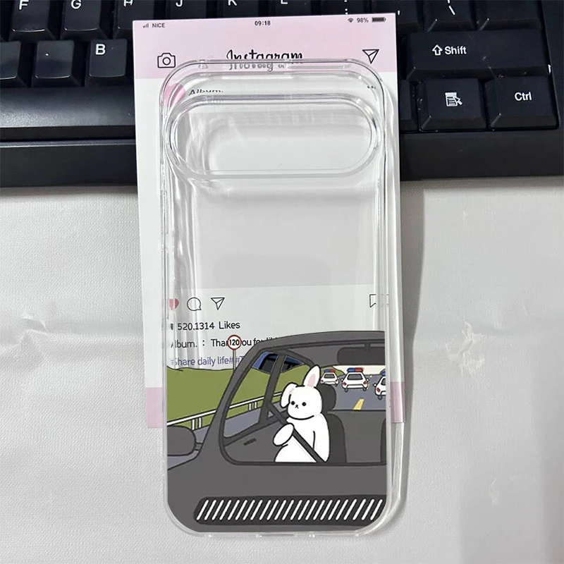 Cartoon Dog Soft TPU Phone Case