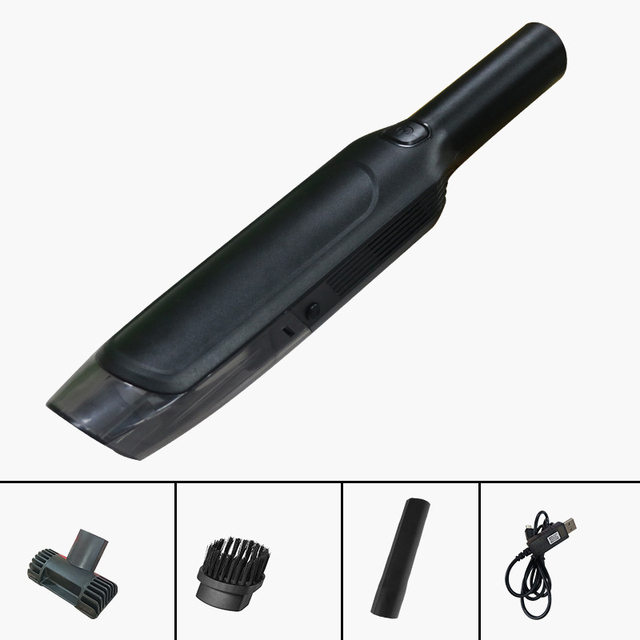 Car Vacuum Cleaner 120W Handheld Vacuum Power Cyclone Suction Rechargeable Wireless Air Dust Wet/Dry Auto Car Home Pet