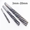 Reamer Spiral Blade H7 HSS CNC Chuck Milling Cutter Straight Handle Hand Reamer 3/4/5/6/7/8/9/10/11/12/13/14/15/16/17/18/19/20mm 1