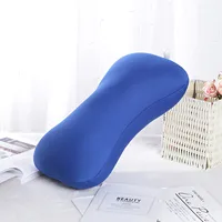 Mini Cushion Microbead Back Sofa Cushion Bone Shape Roll Throw Cozy Pillow Travel Home Office Sleep Neck Support Pillow 2