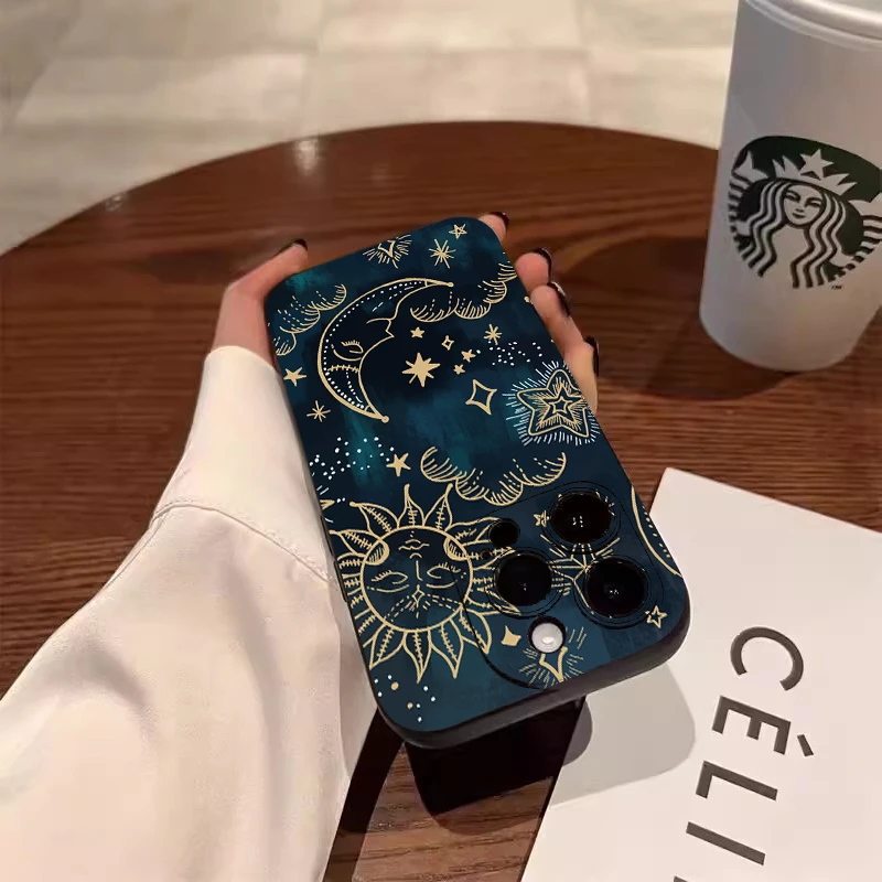 Celestial Design Print Phone Case Cover