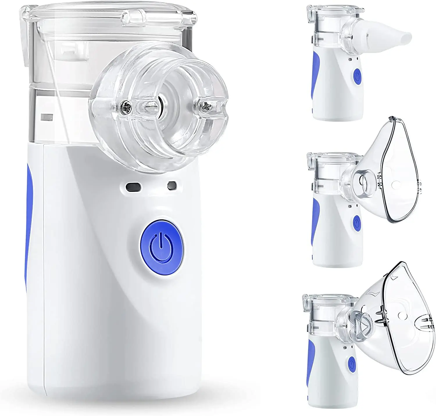 

Portable Nebulizer, Silence Mesh Nebulizer for Adults & Kids with Two Modes, Mini Steam Inhaler for Breathing Problems