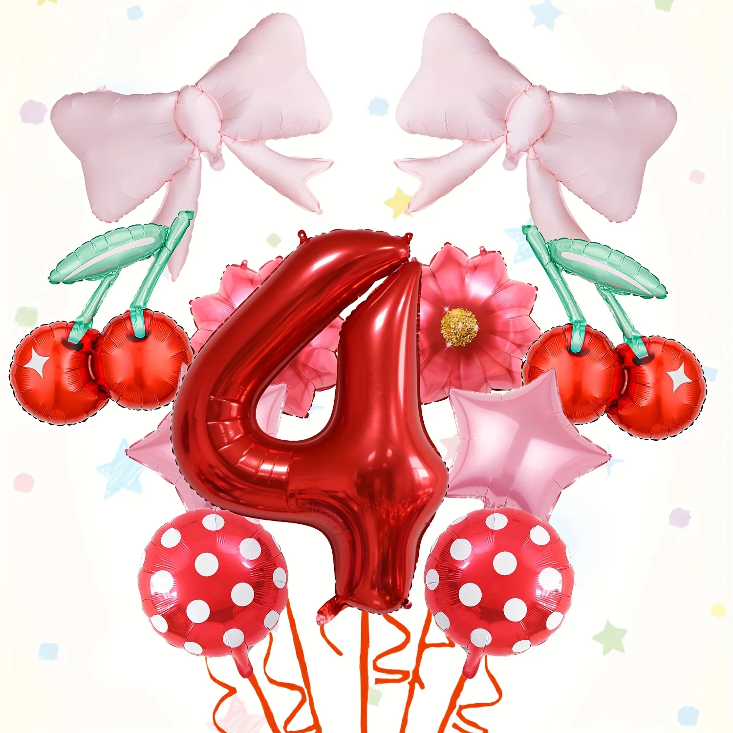 11-teiliges Kirschblüten-Digitalballon-Set, geeignet für Kirschblüten-Themen-Geburtstagsfeiern und Jubiläumsfeiern – Detail 6