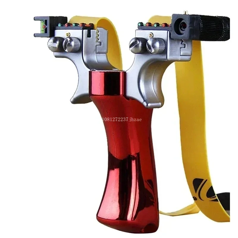 High Precision Slingshot with Laser Spirit Level Fast Press Bow Catapult Outdoor Sports Hunting Accessories Sling Shot Slingshot accessories