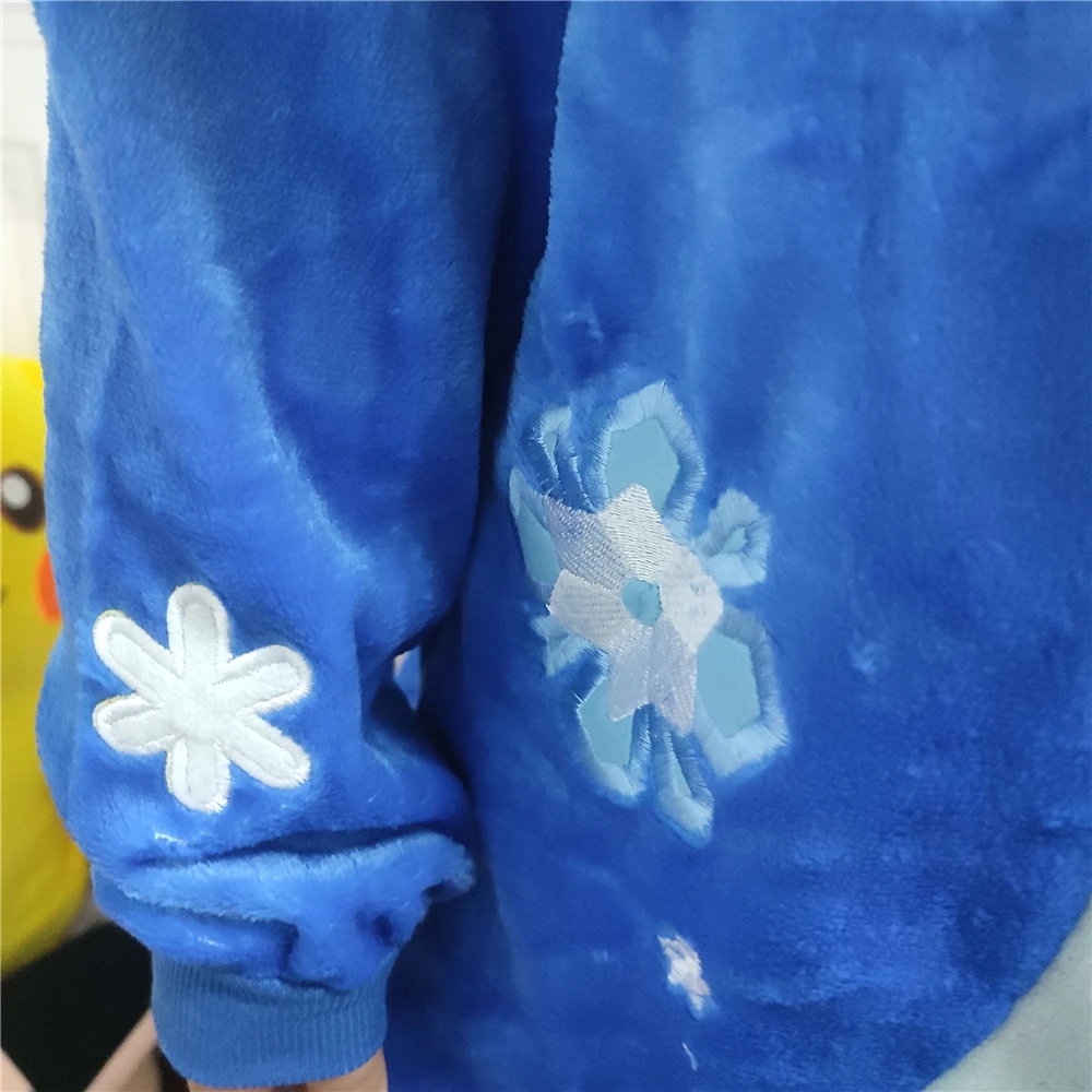 Impact Abyss Mage Pajamas Jumpsuits Winter Flannel Anime Plush Adult Cartoon Halloween Cosplay Costume Kigurumi
