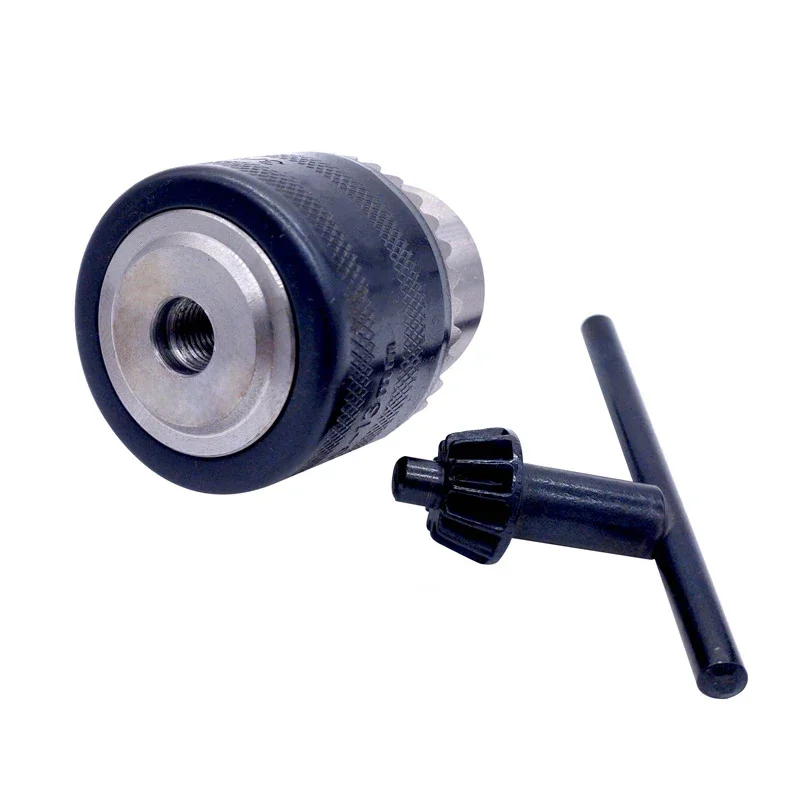 1개 1.5-13mm B16 3/8 나사산 드릴척 변환 드릴척 1/2 M12x1.25 렌치를 전동 드릴 키리스 3조 척으로 변환하는 키트