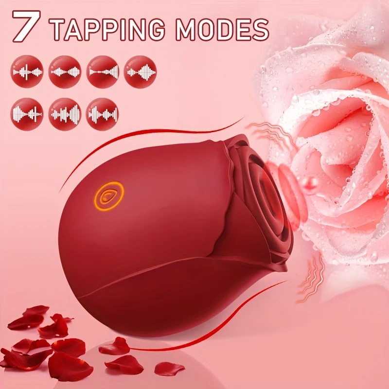 

Rose Sucking Vibrators Clitoris Stimulator For Women Vagina Oral Nipple Stimulation 7 Modes Female Sucker Massager Adult Sex Toy