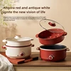 220V 3L Electric Cooking Pot Non-stick Household Multi Cooker Home Frying Machine Electric Hot Pot 24CM Diameter 3