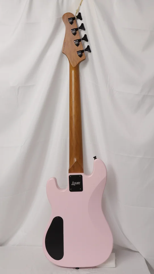 Portable Bass Roast Maple Neck Solid Wood Body Matte Finished Black Hardwares