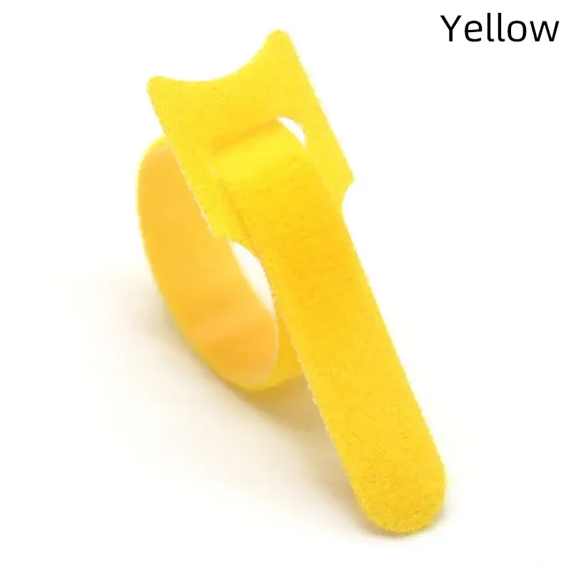 Releasable Cable Ties Wire Organizer Black 15 20 25 30cm Nylon Hook Loop Straps Wrap Zip Bundle Bandage Tie Plastics Fastening - Image 15