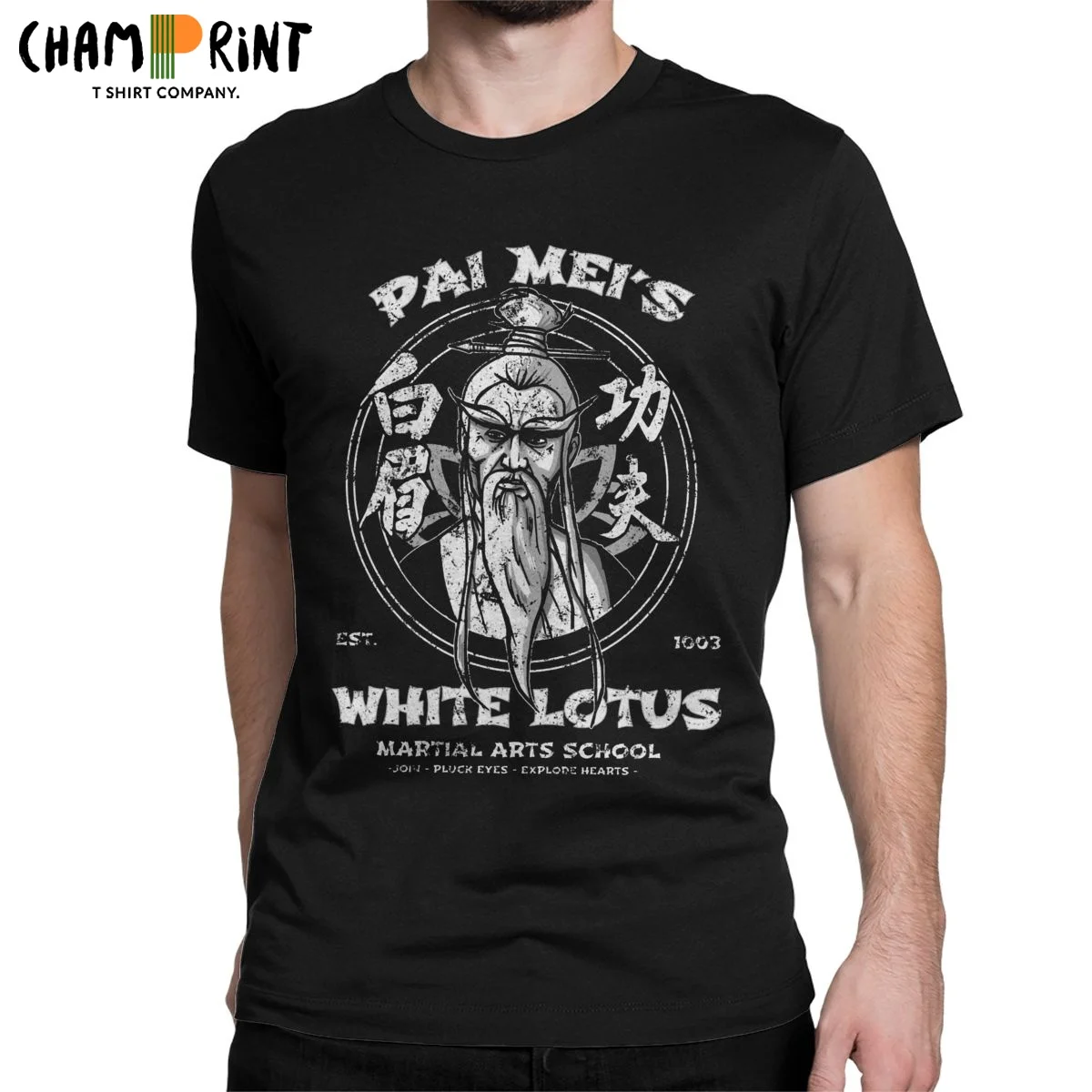 White Lotus Kill Bill Magliette Da Uomo Hattori Hanzo Awesome Tee Shirt Manica Corta Girocollo T-Shirt Puro Cotone Abbigliamento Per Adulti