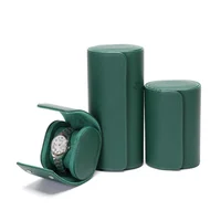 Embers vert montre rouleau 1 2 3 fentes luxe véritable montre boîte de rangement sac de voyage boîtier de montre boîte-cadeau pour Rolex 1