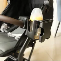 Porte-gobelets pour landau, porte-gobelet d'eau pour poussette de bébé, avec support pour téléphone portable, chariot, poussette de caricyclette, porte-bouteille, porte-téléphone 3