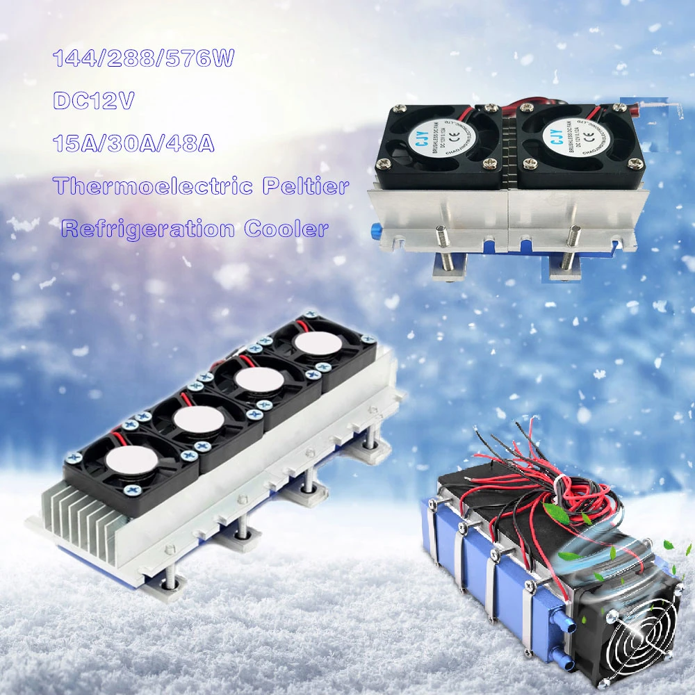 288w/120w Thermoelectric Peltier Refrigerationcooler Dc12v Dual Core
