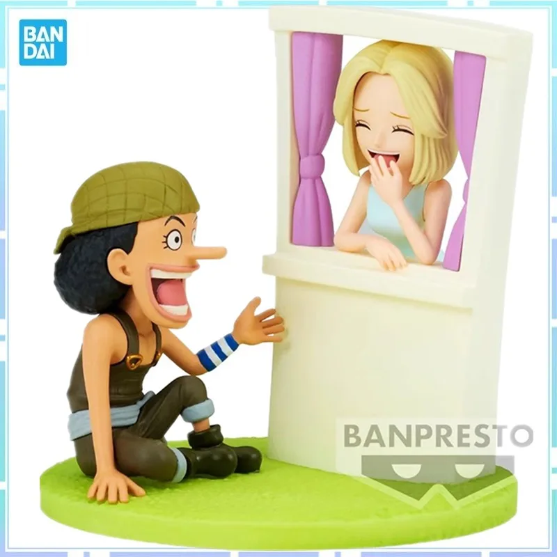 

Bandai Original Banpresto Anime One Piece WCF Usopp Kaya PVC Action Figures Collection Doll Toys