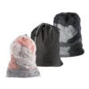 Durable Nylon Mesh Drawstring Bag Large Laundry Mesh Bag Drawstring Anti-snagging Anti-deformation Mesh Clothes Washing Bag 2