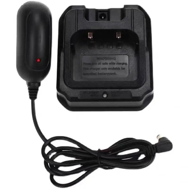 Cargador de baterรญa para Radios de escritorio, adaptador de corriente para Baofeng UV-9R Plus, transceptor de mano