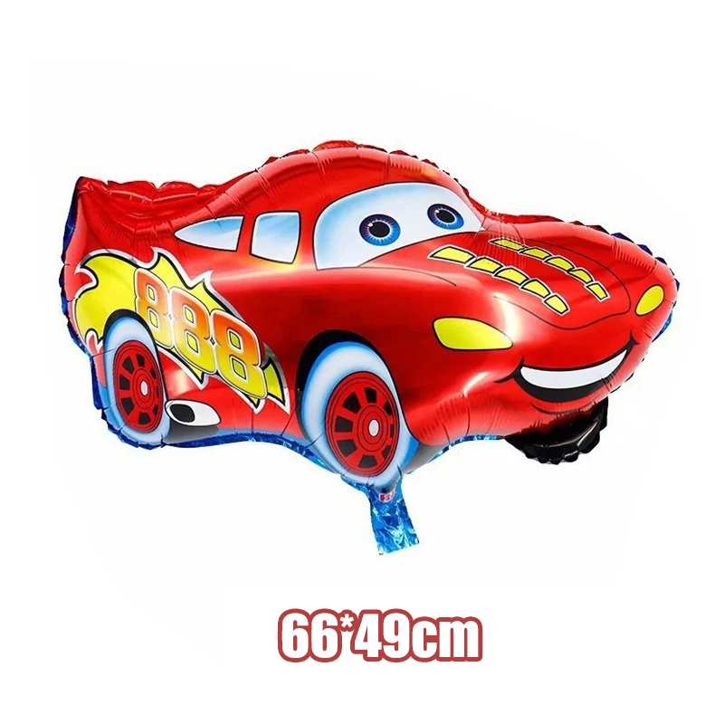 thumbnail image 1 of Nueva decoración para fiesta de cumpleaños de Disney Cars con dibujos animados de Lightning Mcqueen, platos de papel, servilletas, vasos, globos, suministros para eventos, 1 of 5