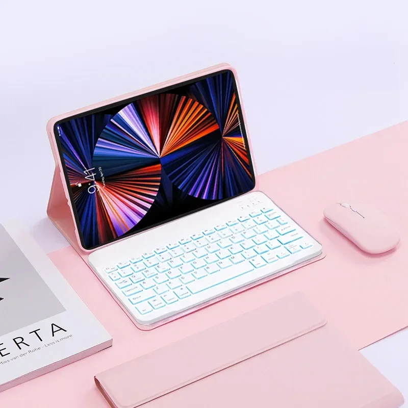 Xiaomi Poco Pad用バックライト付きキーボードケース,ワイヤレス