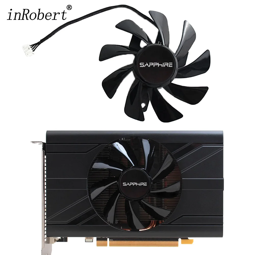 Sapphire Cooler Fan 85mm T129125su Video Card Fan Sapphire Radeon Rx 570 Pulse Itx Graphics Card Cooler - Fans & Cooling - AliExpress