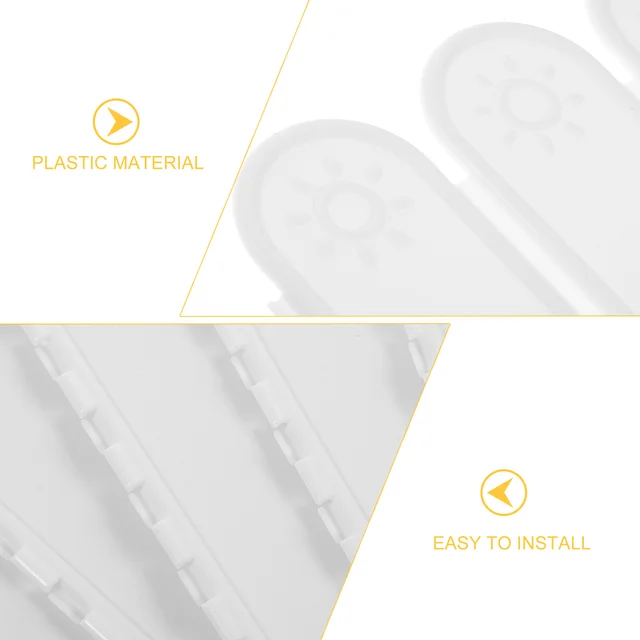 Kerti Kerítés Újrahasznosítható Erkély Nincs Ásó Panelek Udvar Hordozható Szegélyű Műanyag Kültéri Dekoratív Játszó Kutyák - Image 2