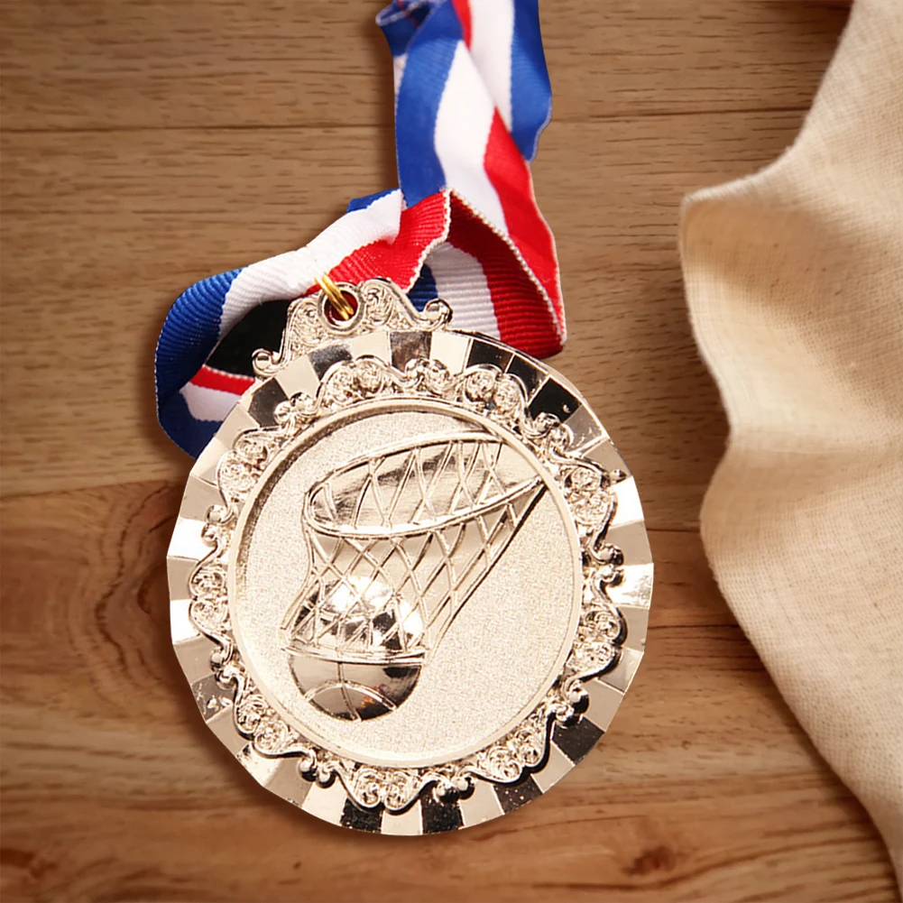 6.5cm Basketball Medals Sports Medal Basketball Award Medals Gold/Silver/Bronze Game for Winners