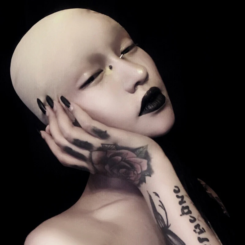 Description Picture 4 of itemSkinhead Bald Head Latex Skin Wig Cap Fake Unisex Party Hair Care Cosplay