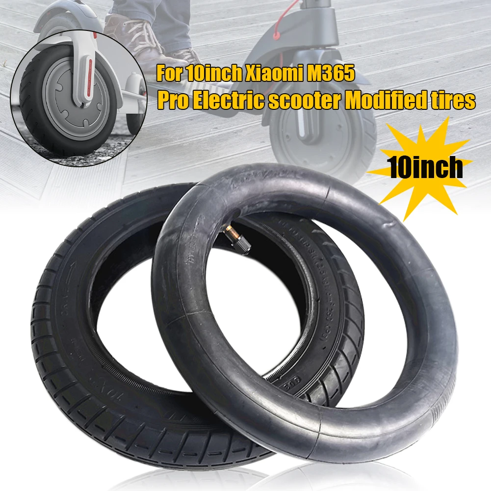 

10 Inches Scooter Modified Solid Tire Replace Tyre Reinforced Stable-proof Outer Tyre M365 PRO 10*2 Tire for Xiaomi M365 Scooter