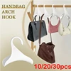 10/20/30pcs Hook Set Widen Hangers Hat Scarf Shawls Purse Handbag Storage Holder Wardrobe Organizer Bag Rack Storage Hangers 1