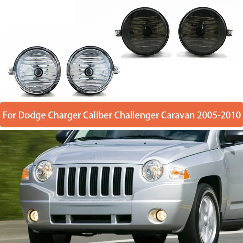 how much is elf bar vape AKKON - For 2005-2009 Dodge Charger Nitro Caravan Caliber 2007-2008 Compass  Partiot Smoked LED Projector Fog Lights main image 0