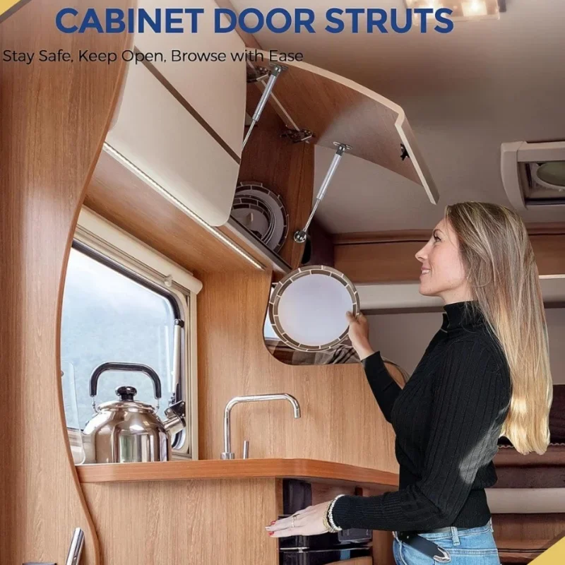 Gas Spring Door Lift Support 6 20KG Cabinet Door Gas Struts Hydraulic Kitchen Cupboard Hinges Props Shocks 2 4 Pack gas spring hinges gas strut hinges door hinges