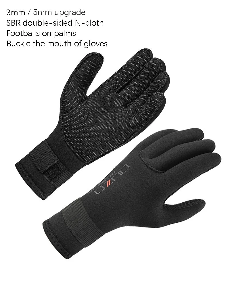 Premium Neoprene Diving Gloves - Insulated, Anti-Slip, Scratch Resistant for Spearfishing, Surfing & Snorkeling