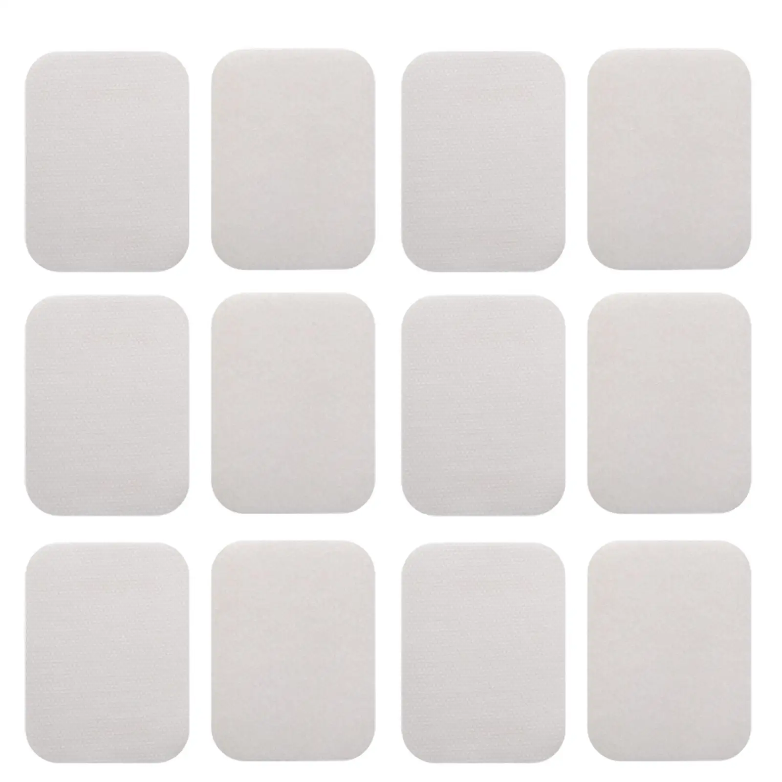 10 Pair Hook and Loop Strips with Sticky Hook and Loop Tape Back Sticky Fasten for Mats Clothing Mattresses Office Home