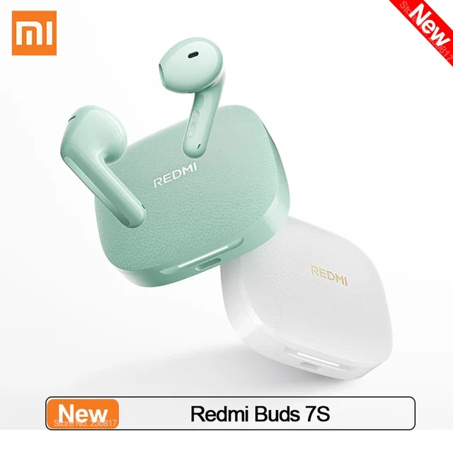 Original Xiaomi Redmi Buds 7S Earphones Semi-in-ear Active Noise Reduction Long Battery Life Bluetooth 5.4 Headsets Headphones