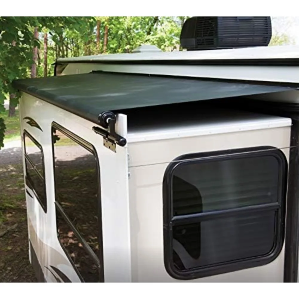 Black Slide Topper Awning - 13'6" (13'1" Fabric) 6