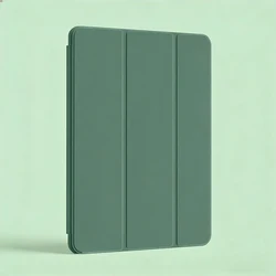 Premium PU Leather Flip Smart Cover with Magnetic Stand and Auto Wake/Sleep Feature (Deep Green)