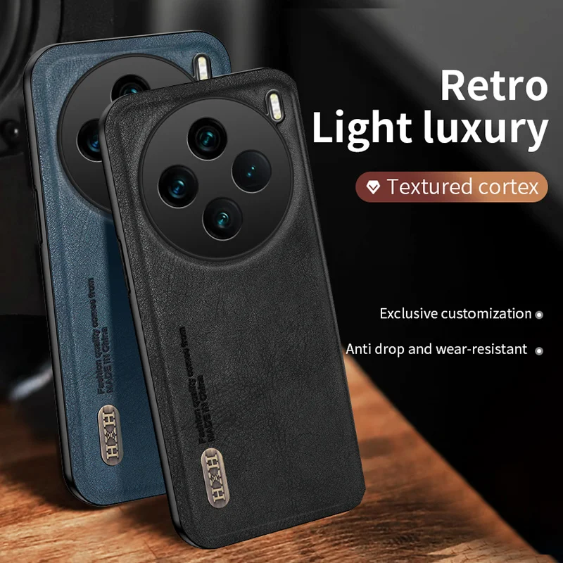 Fundas Para For Vivo X100 Lens Camera Protection Skin Feel Touch Cover Posteriore Vivo X100/Vivo X100 Pro Coques Vivo X100 Pro