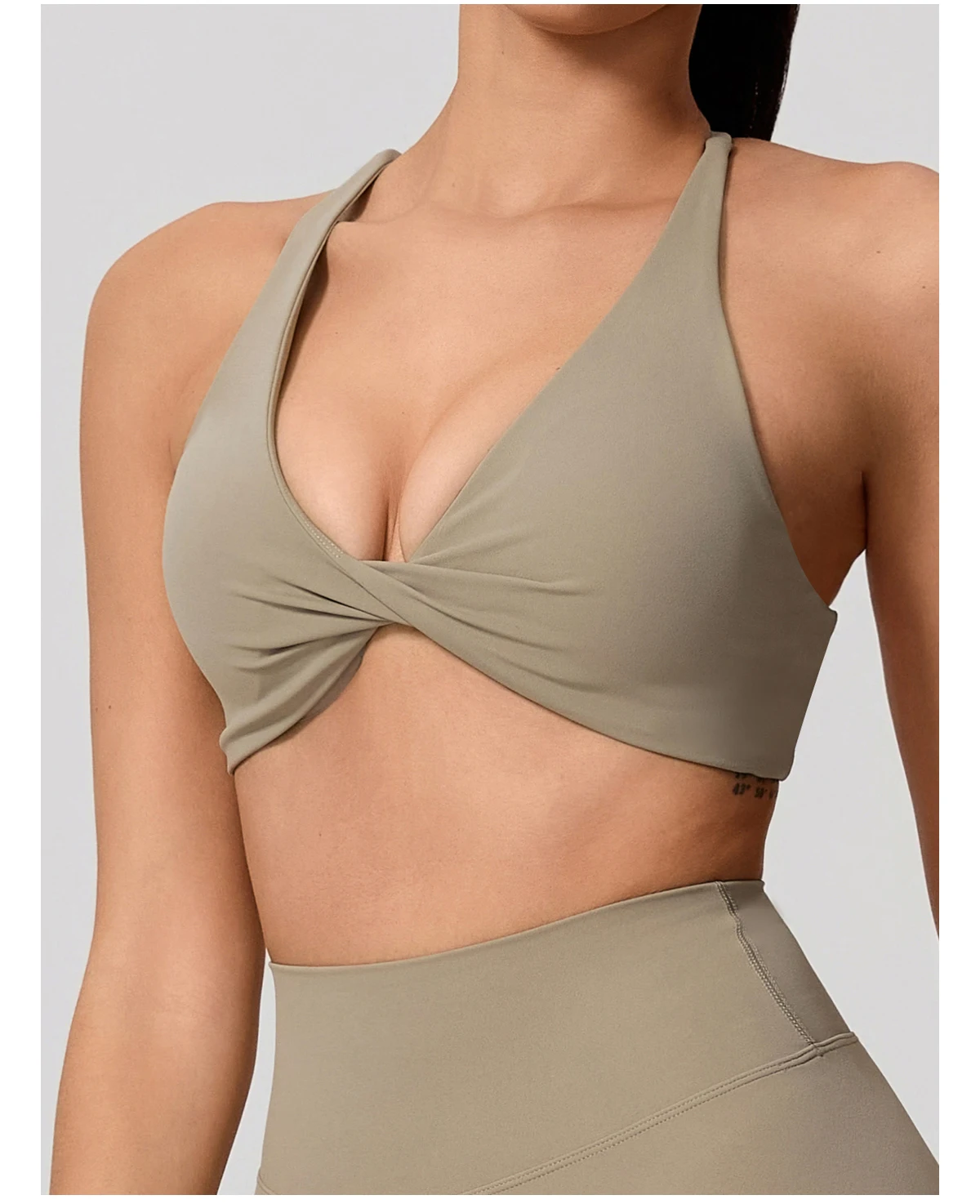 Ctenkevet Sommer Damen Push-Up Sport-BH Atmungsaktives Weiches Yoga-Workout-Top Rückenfreies Fitness Crop Gym Unterwäsche für Frauen – Detail 23