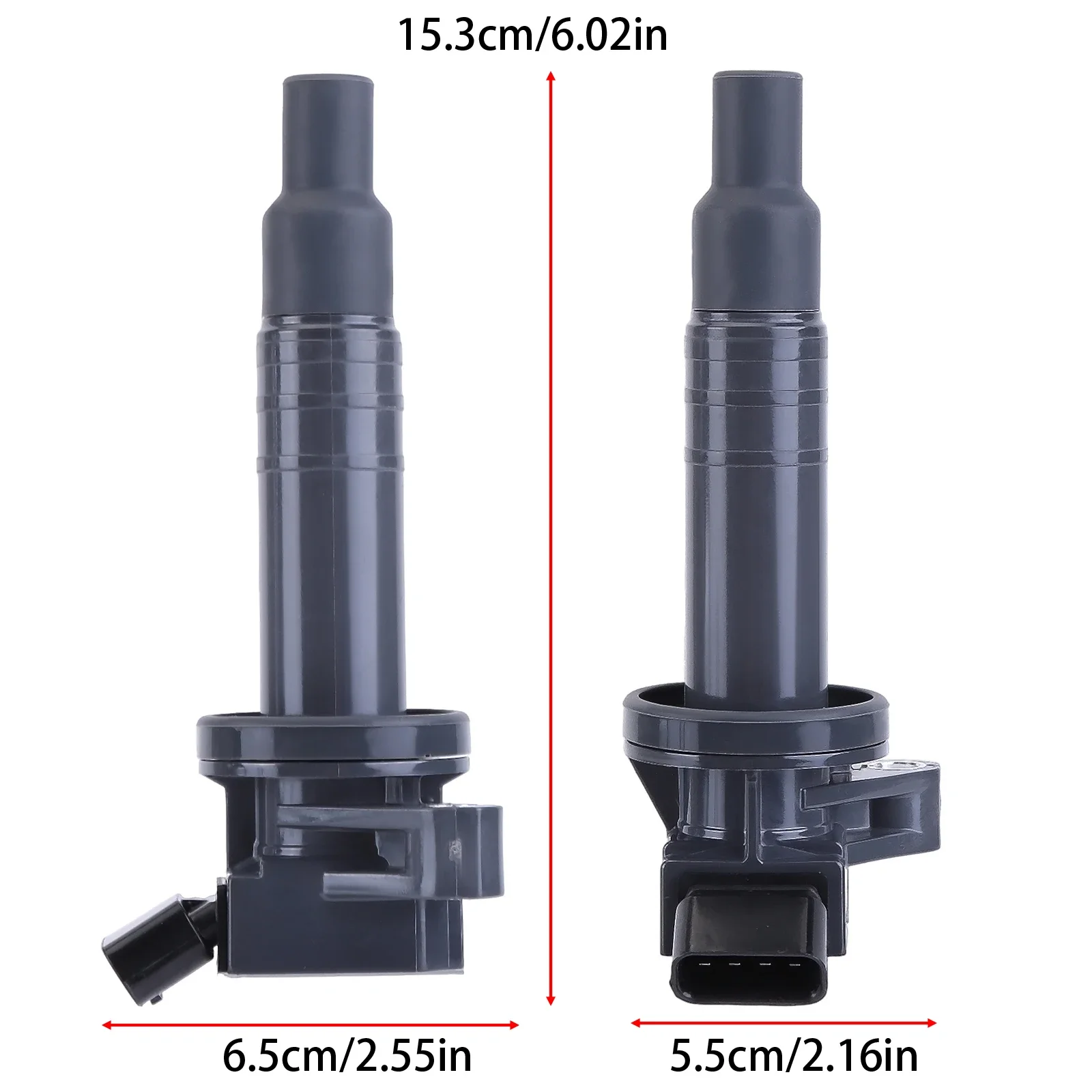 3Pcs Car Ignition Coils Pack 19500B1010 19500B2040 597088 Compatible for Aygo Citroen C1 Peugeot