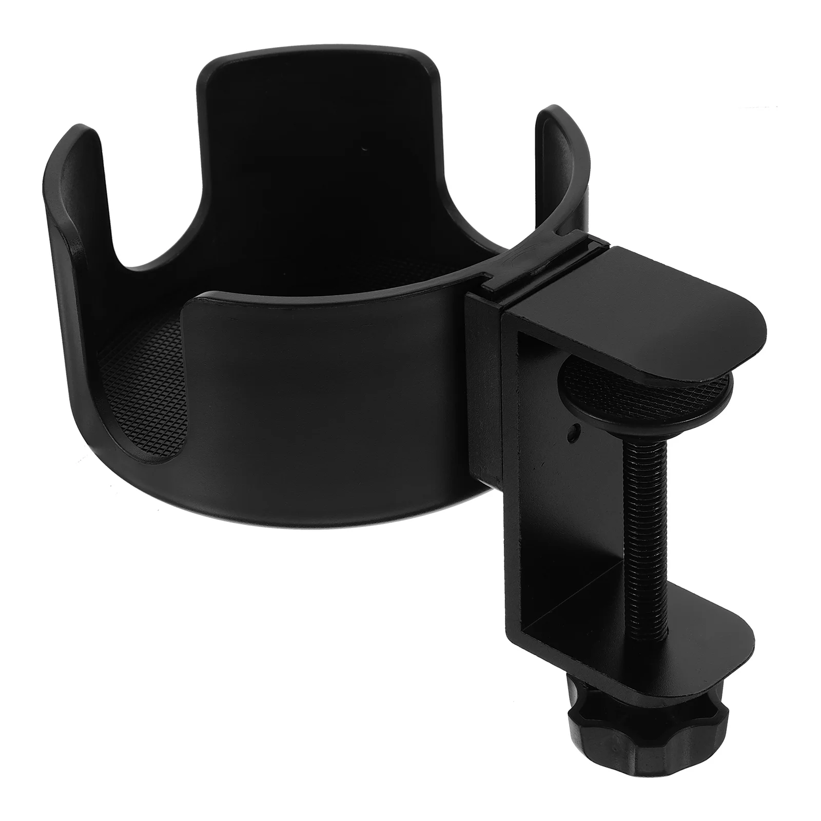 Deskside Water Cup Holder Clip on Fold Table Stand Office Supplies Abs for Clamp Travel