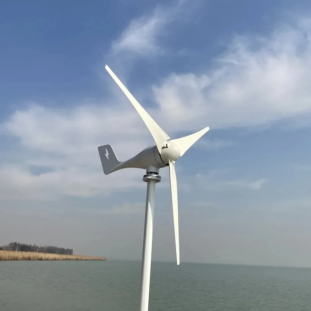 2KW Wind Turbine Generator Power 3000w 3/5Blades 12v 24v 48v With Mppt/Hybrid Charge Controller Small Motor Off Grid Home Use