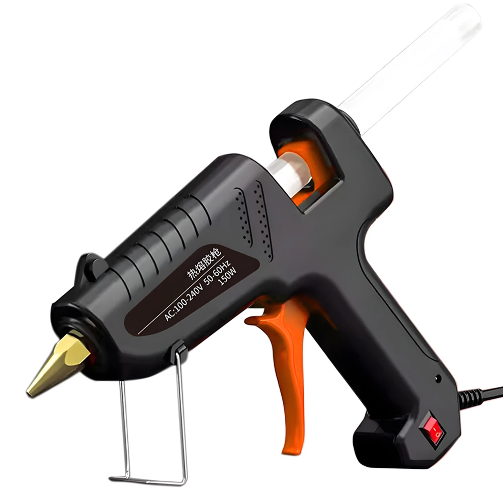 Hot Melt Glue Gun 110V/220V Switch 11mm Glue Stick Industrial Adhesive Electric Heat Temperature Repair Tool
