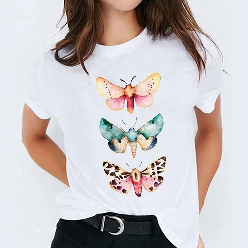 

TF06 Summer Printed T-Shirt Casual Cotton Tops Tshirt Women Graphic T Shirt Valentine Look Outfit