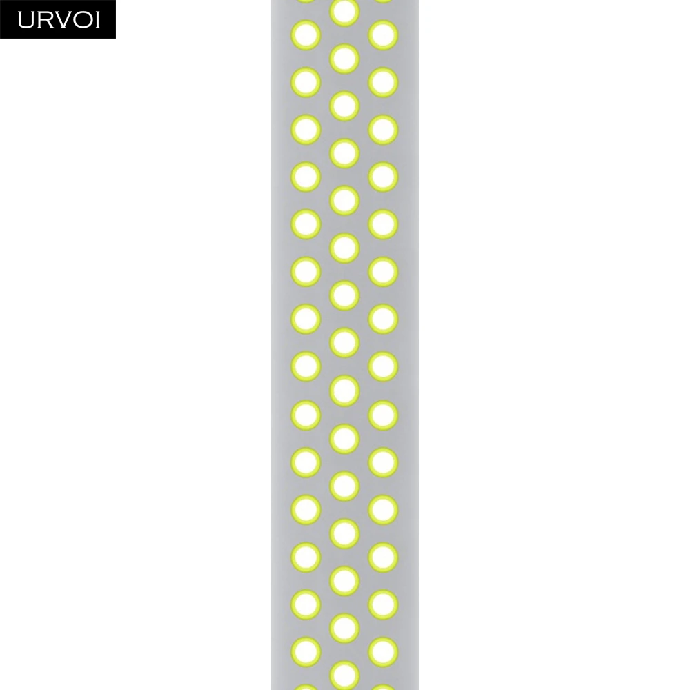 URVOI Sport Band - Double Color Silicone with Breathable Holes