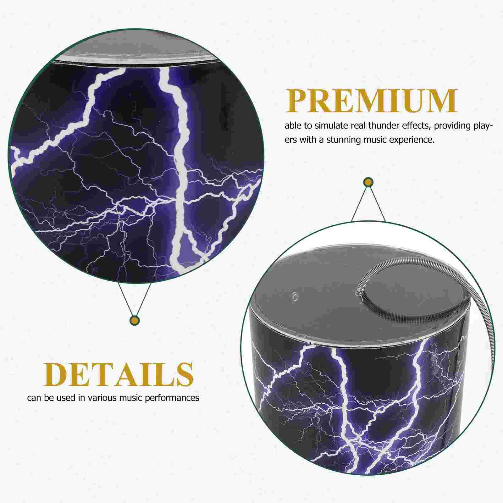 Musical Instrument Toy Thunder Drum Child Baby Percussion Noisemakers Pvc Performance Prop Cheering