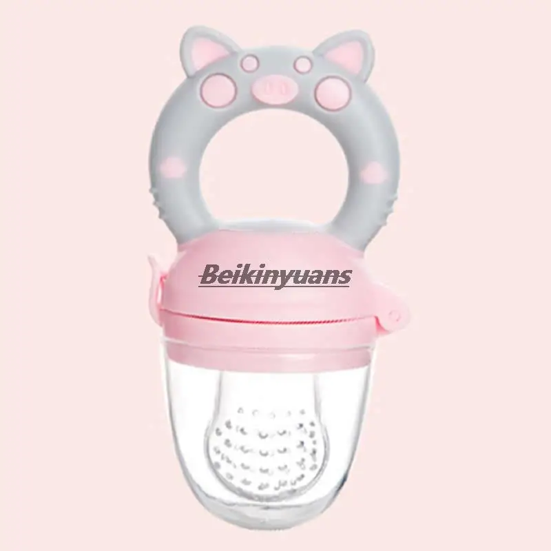 Versatile Baby Teething Pacifier with Food Pouch and Buckle